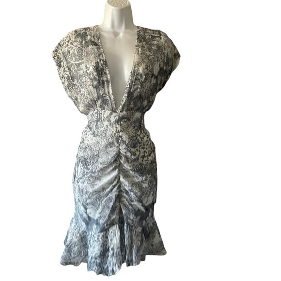 New Rococo Sand Ruched Dress - Picture 1 of 7